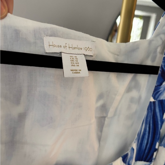 House of Harlow 1960 Floral Puff-Sleeve Mini Dress - Picture 10 of 10